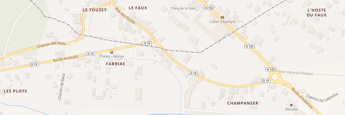 Plan du 330 Rte de Jaujac à Lalevade-d’Ardèche