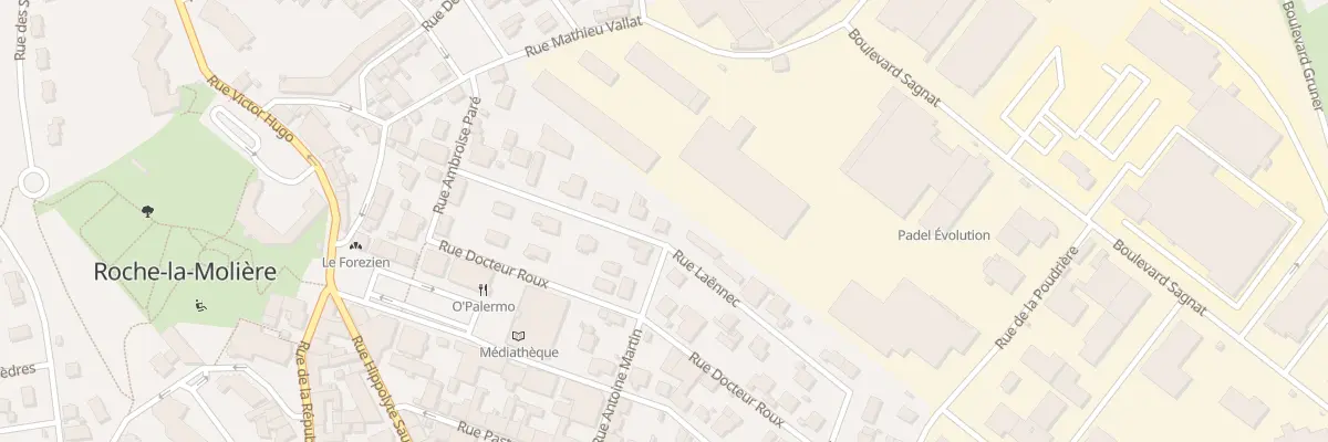Plan du 11 Rue Laennec à Roche-la-Molière