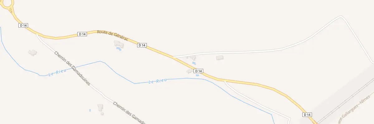 Plan du 37A Rte de Générac à Aubord