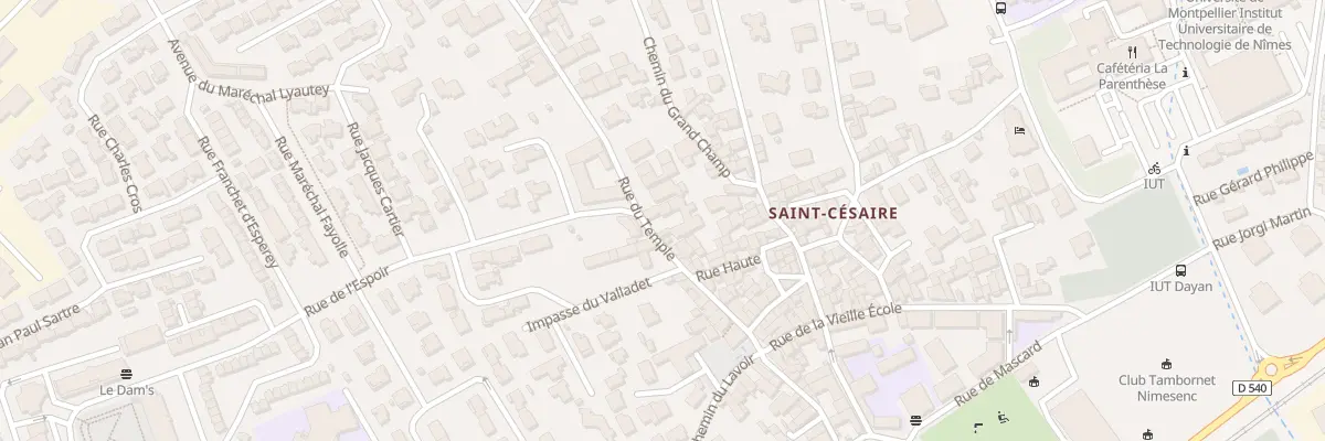 Plan du 228 Rue du Temple à Nîmes