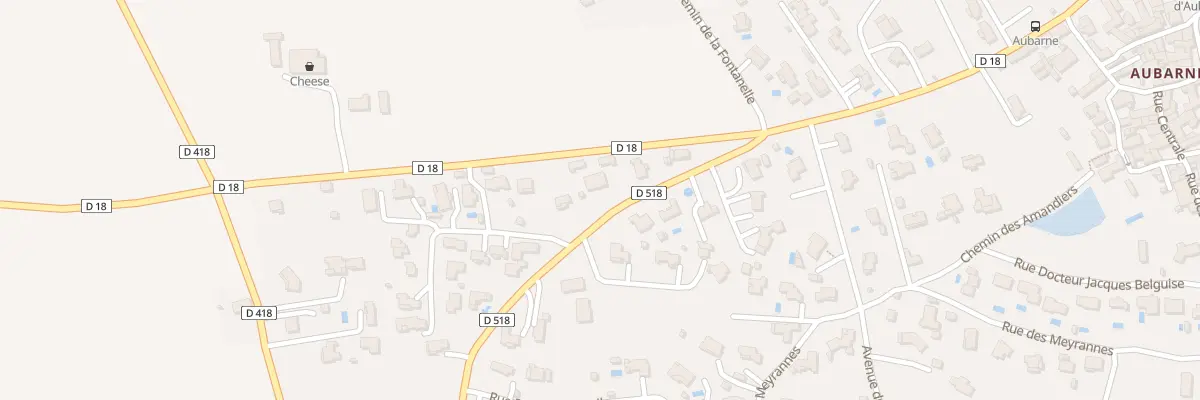 Plan du 411 Rue d’Aubarne - Russan à Sainte-Anastasie