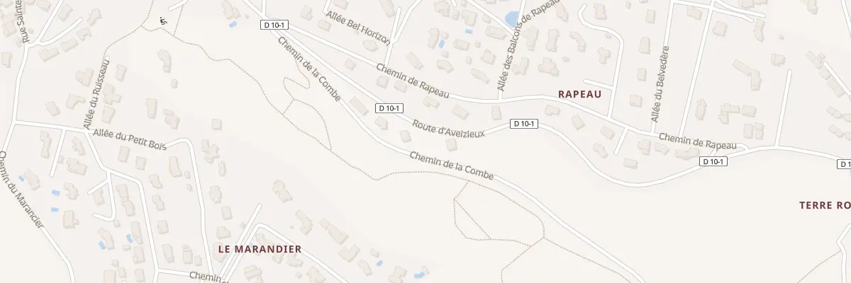 Plan du 257 Che de la Combe à Chambœuf