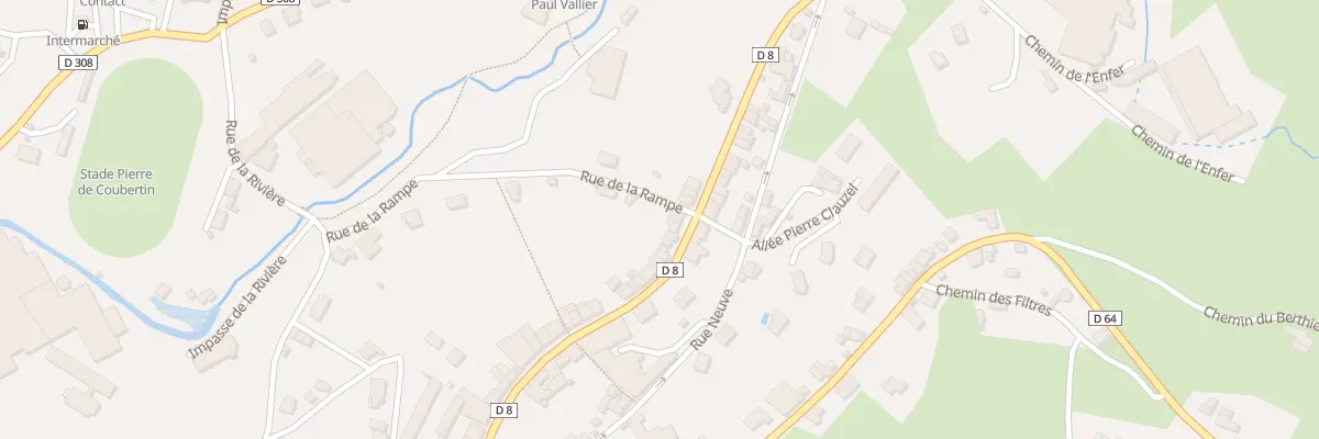 Plan du 345 Rue de Chauffailles à Cours