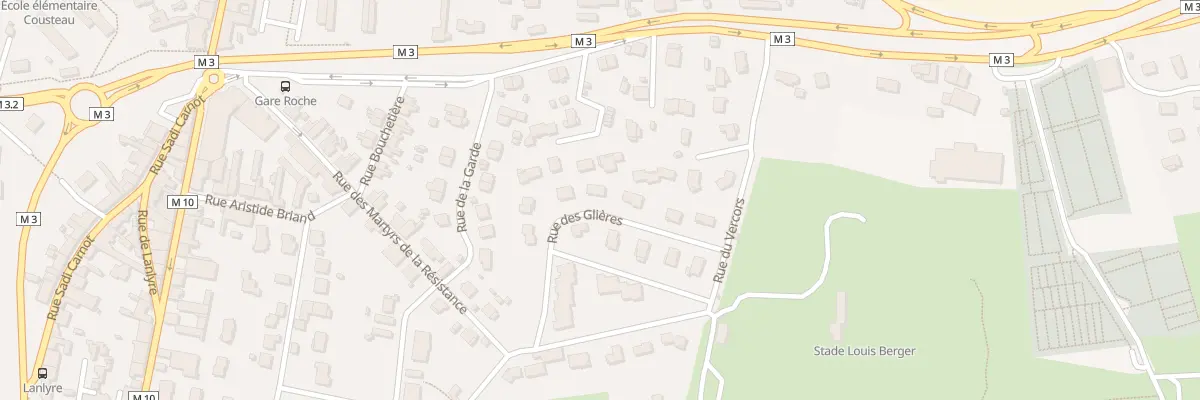 Plan du 8 Rue des Glières à Roche-la-Molière