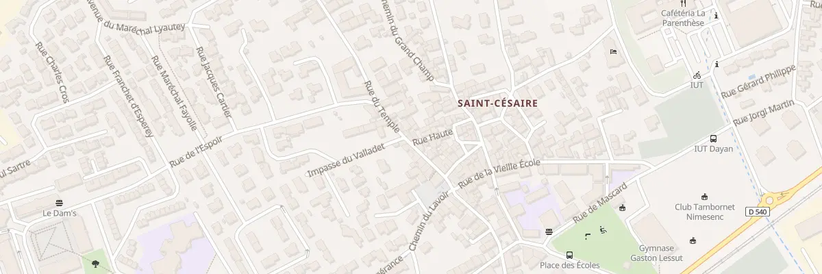 Plan du 182 Rue du Temple à Nîmes
