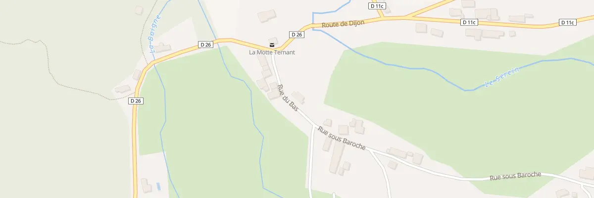 Plan du 2 Rue du Bas à La Motte-Ternant