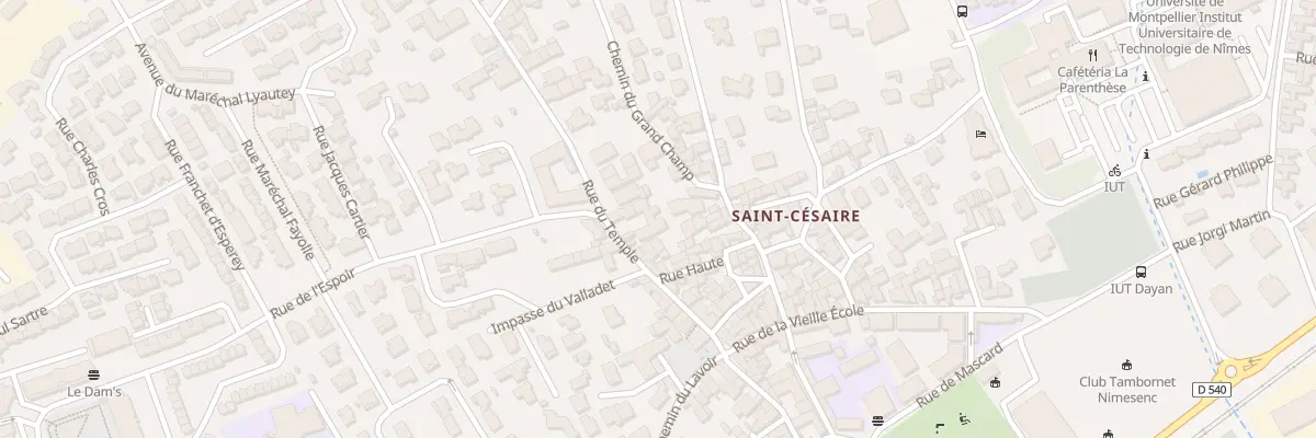 Plan du 228A Rue du Temple à Nîmes