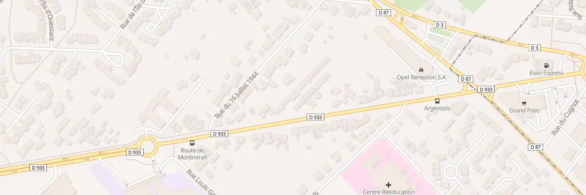 Plan du 27 Rte de Montmirail à Fagnières