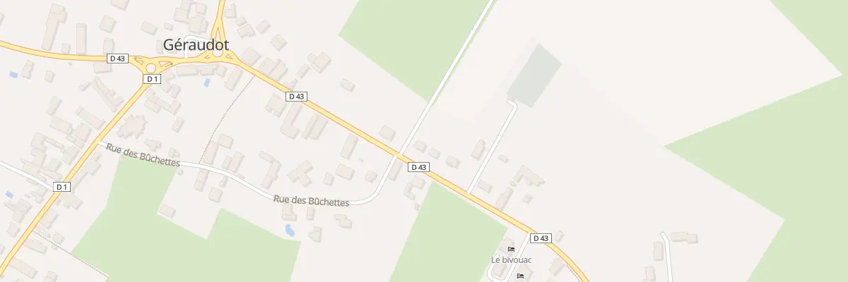 Plan du 13 Rue du Fort Saint Georges à Géraudot