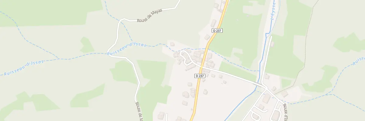 Plan du 5191 Issas à Arcens