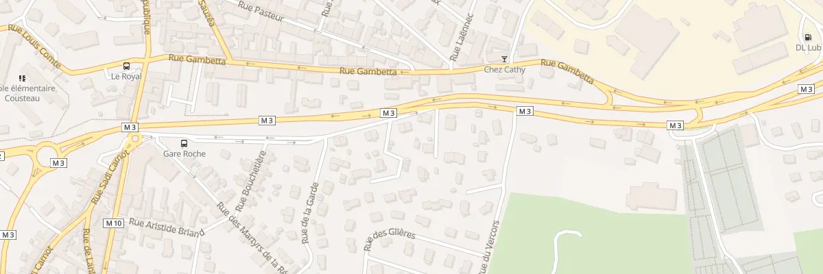 Plan du 12 Bd Maréchal Leclerc à Roche-la-Molière
