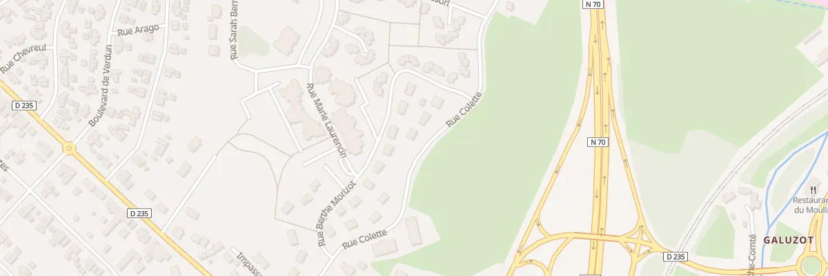 Plan du 17 Rue Colette à Saint-Vallier