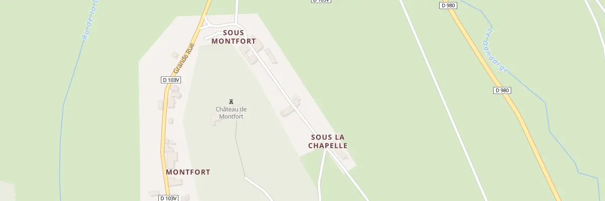 Plan du 3 Rue de la Chapelle Saint Denis à Montigny-Montfort