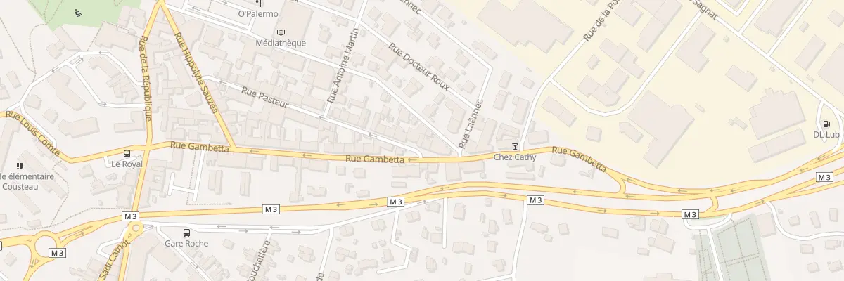 Plan du 33 Rue Pasteur à Roche-la-Molière