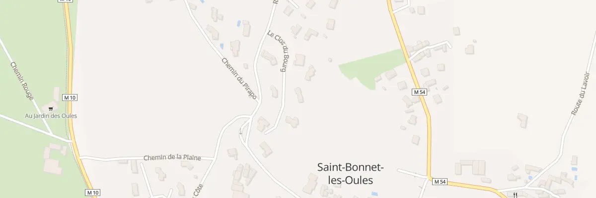 Plan du 95 Lot Le Clos du Bourg à Saint-Bonnet-les-Oules