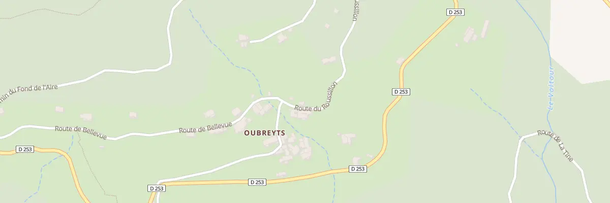 Plan du 5846 Oubreyts à Vals-les-Bains