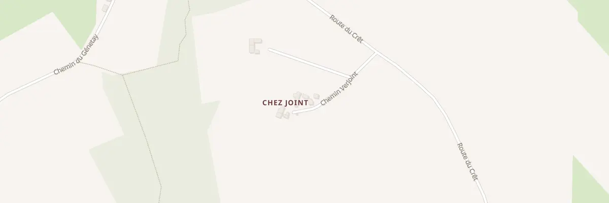 Plan du 156 Che Verjoint à Montchal