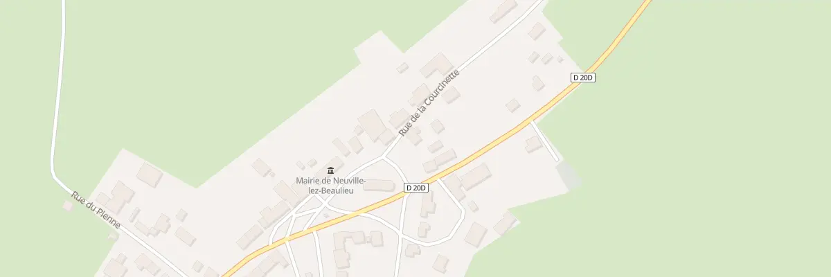 Plan du 5081 Rue de la Courcinette à Neuville-lez-Beaulieu