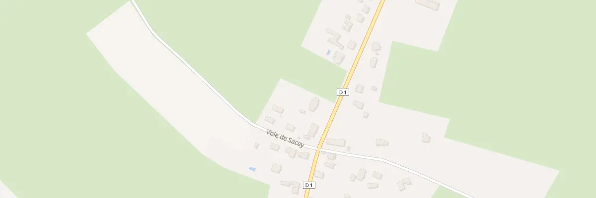 Plan du 45 Rue de Piney à Géraudot