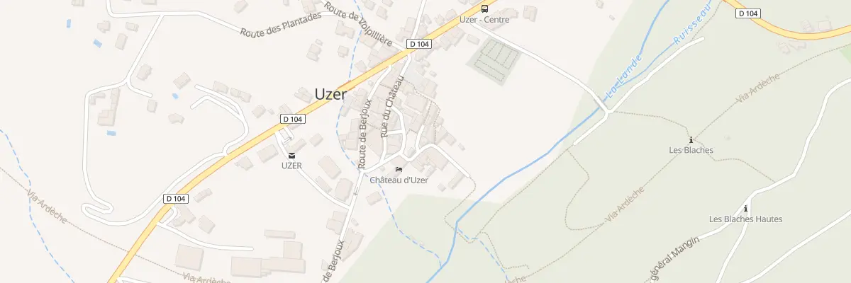 Plan du 10 Imp du Porche à Uzer