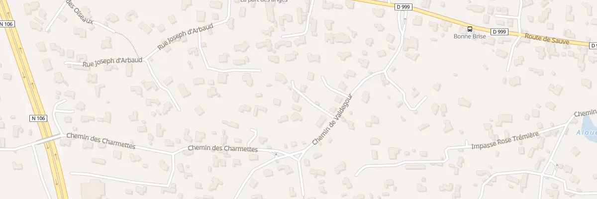 Plan du 45 Imp Valdegour à Nîmes