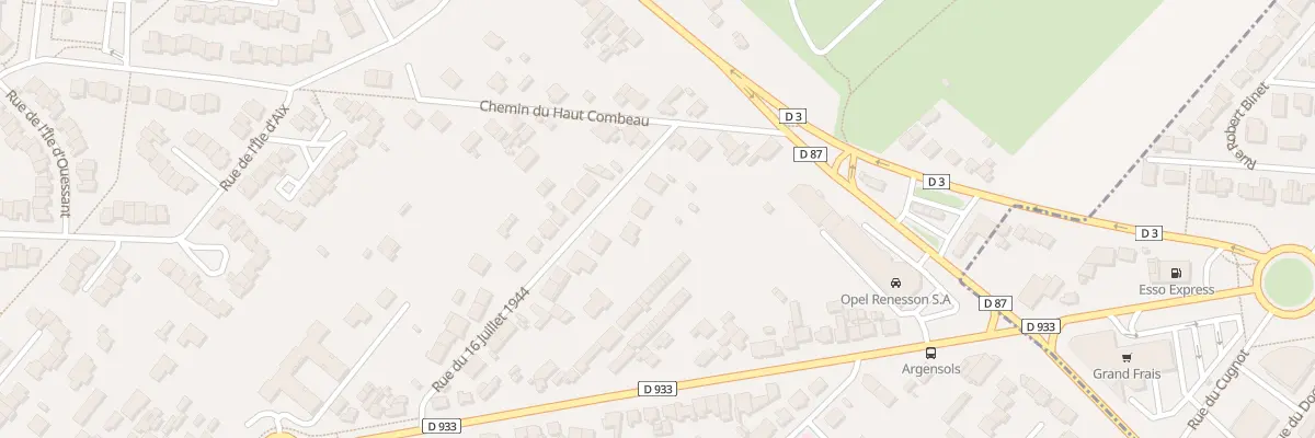 Plan du 3 Rue du 16 Juillet 1944 à Fagnières