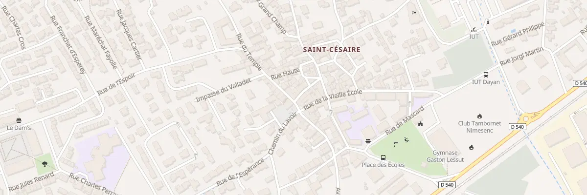 Plan du 122 Rue du Temple à Nîmes