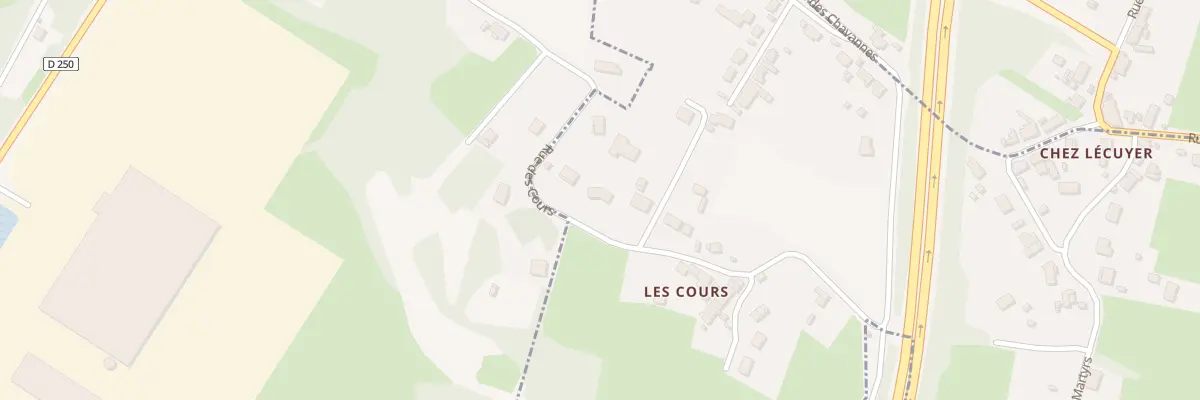 Plan du 36 Rue des Cours à Saint-Vallier