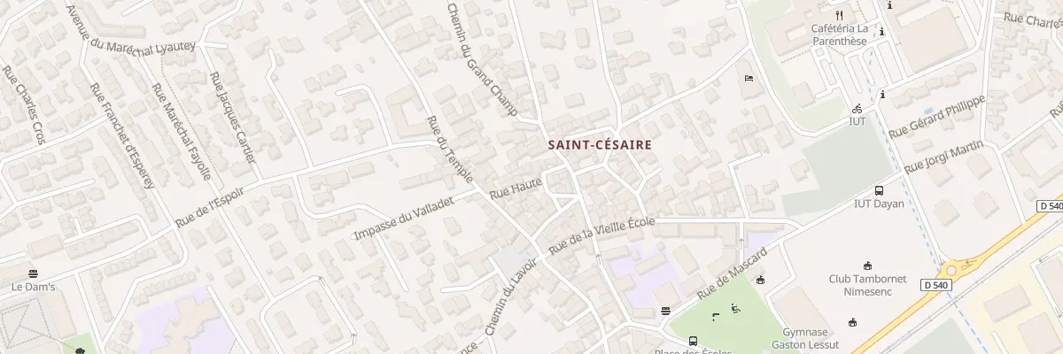 Plan du 45A Rue de la Table Ronde à Nîmes