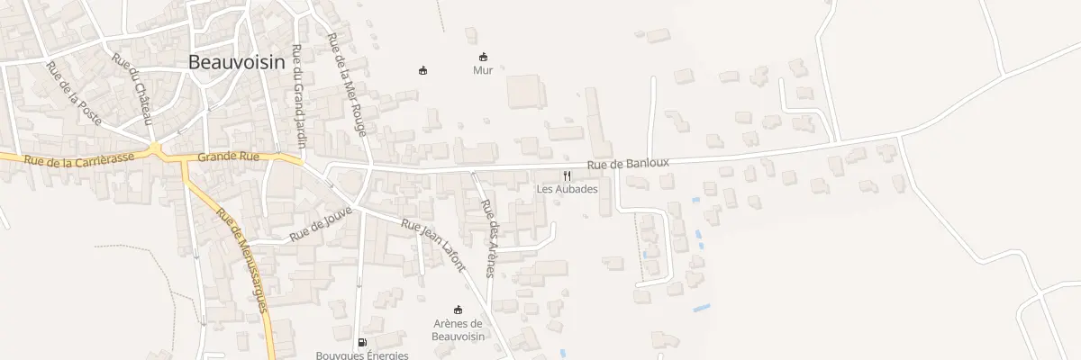 Plan du 156 Rue de Banloux à Beauvoisin