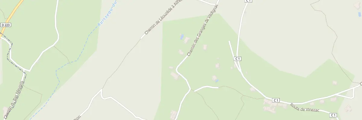 Plan du 5401 Les Granges de Vedignac à Ailhon