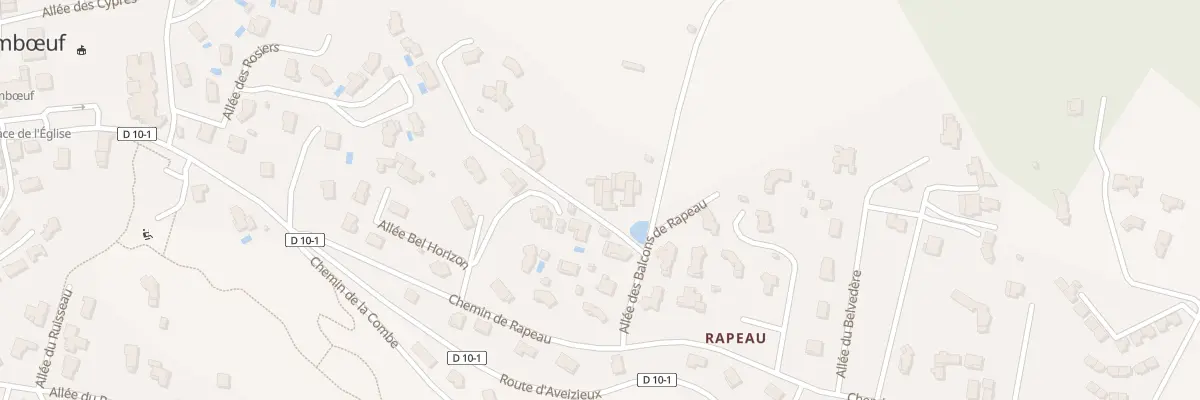 Plan du 52 All des Balcons à Chambœuf