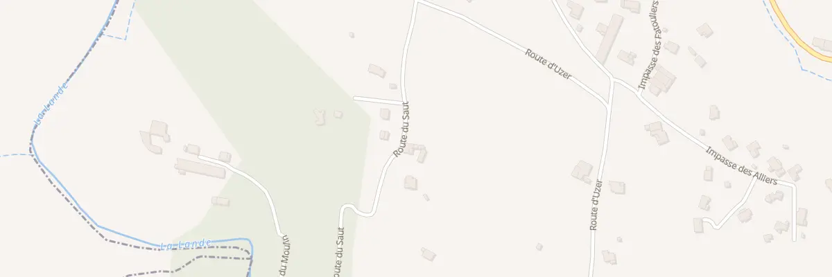 Plan du 165 Rte du Saut à Vinezac