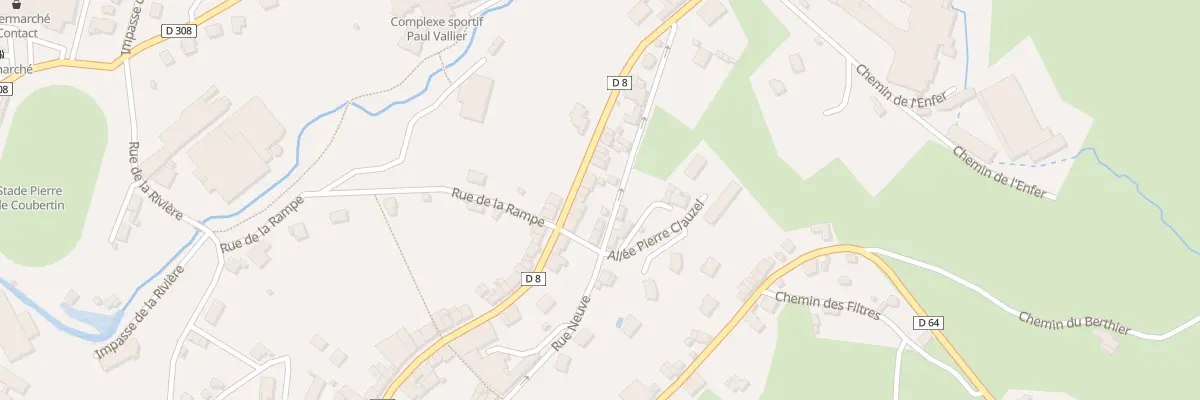 Plan du 398 Rue de Chauffailles à Cours