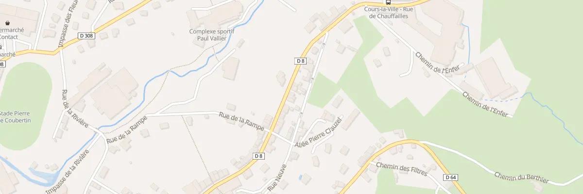 Plan du 430 Rue de Chauffailles à Cours