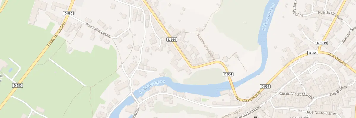 Plan du 3B Rue de Paris à Semur-en-Auxois