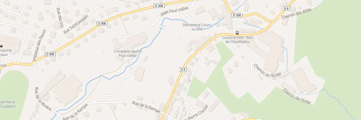 Plan du 543 Rue de Chauffailles à Cours