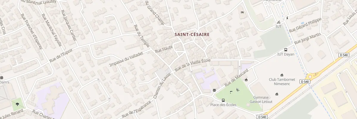 Plan du 34 Rue de la Patrie à Nîmes