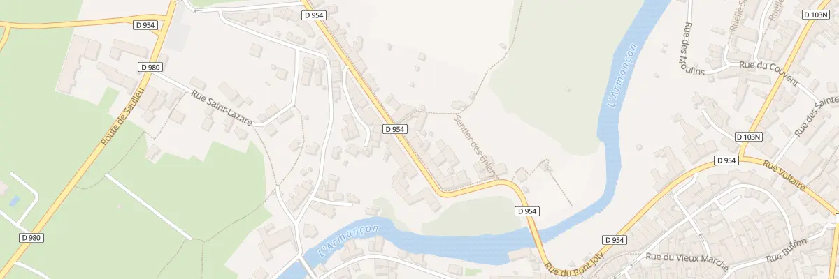 Plan du 30 Rue de Paris à Semur-en-Auxois