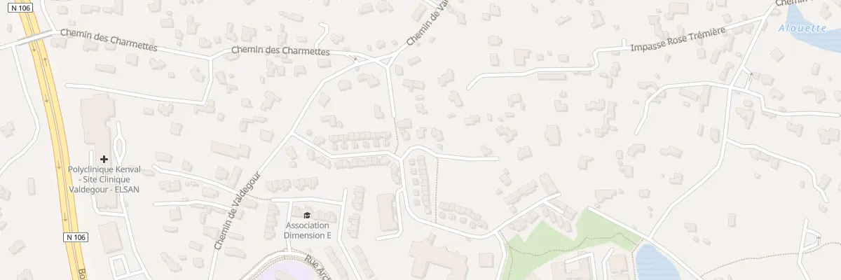 Plan du 15 Imp Villard de Honnecourt à Nîmes