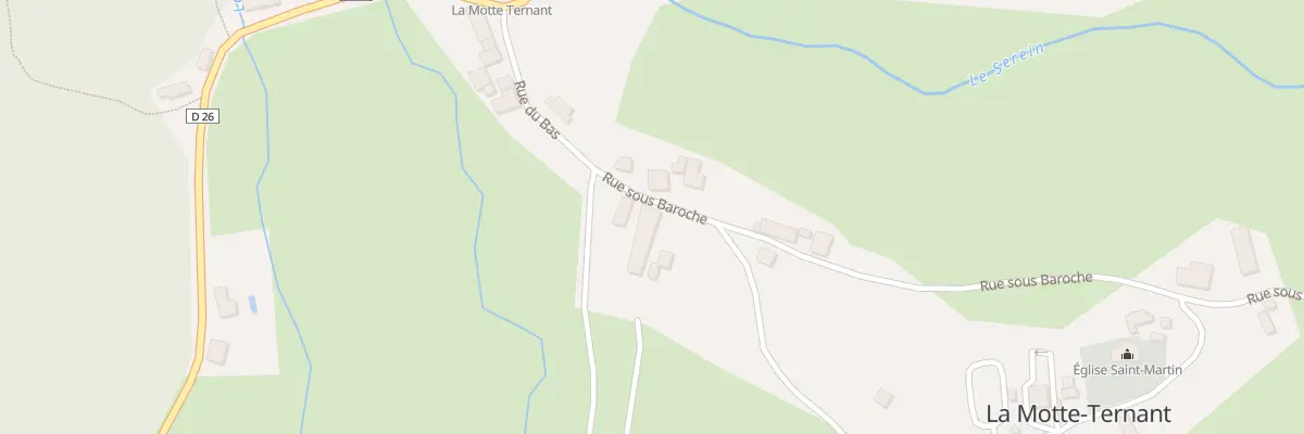 Plan du 4 Rue sous Baroche à Saulieu
