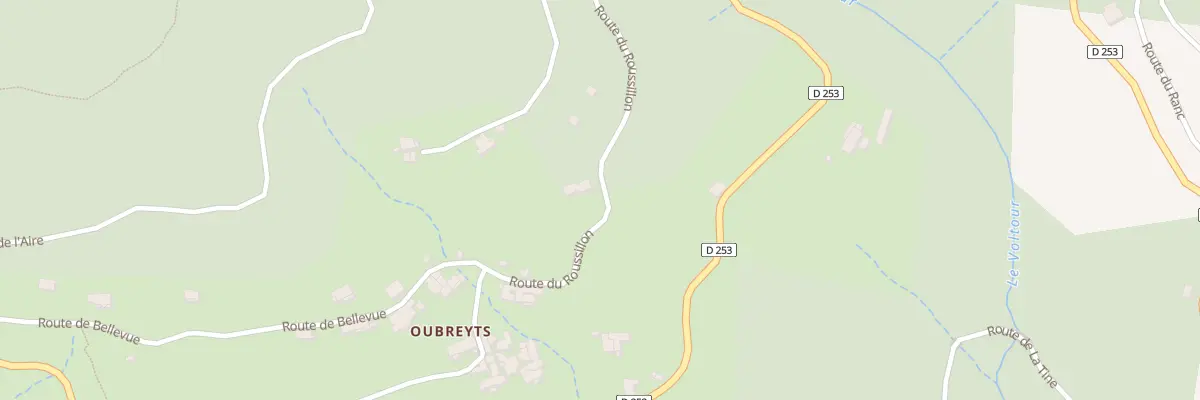 Plan du 7128 Oubreyts à Vals-les-Bains