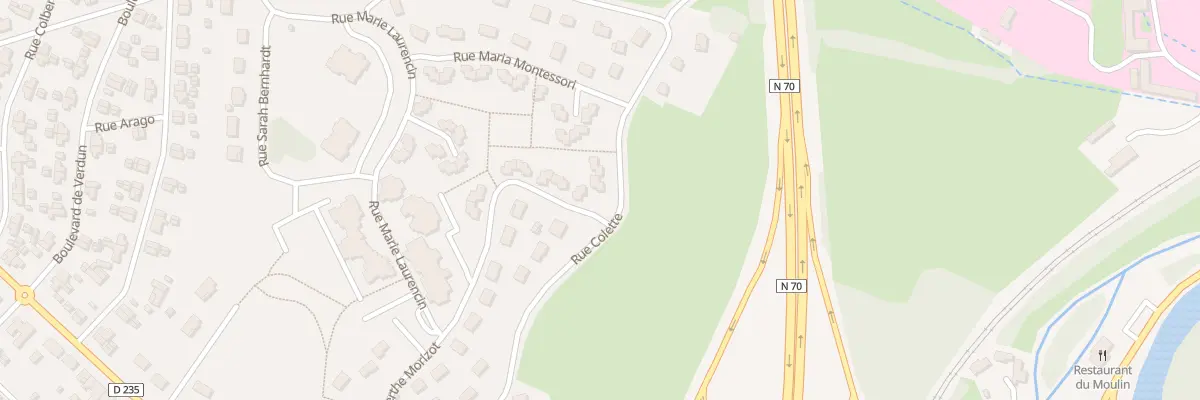 Plan du 23 Rue Colette à Saint-Vallier