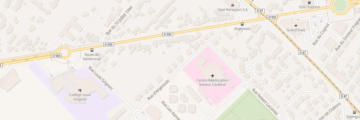Plan du 10 Rue d’Argensols à Fagnières