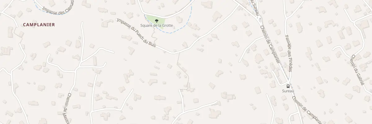 Plan du 281 Che Puech du Buis à Nîmes
