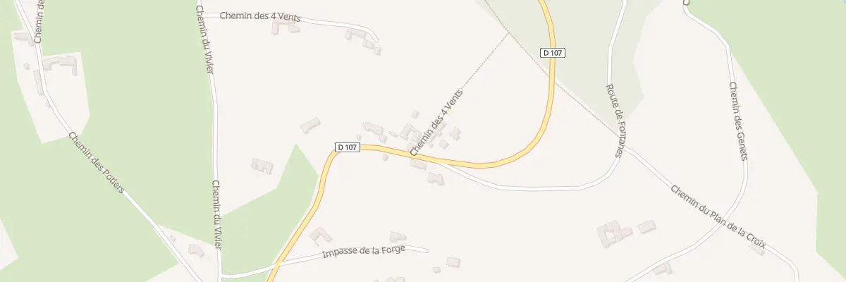 Plan du 1893 Rte de Violay à Montchal