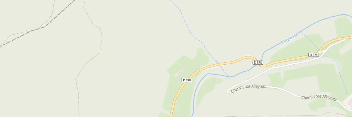 Plan du 955 Rte de Chaneac à Chanéac