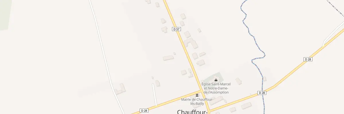Plan du 22 Rue Principale à Chauffour-lès-Bailly