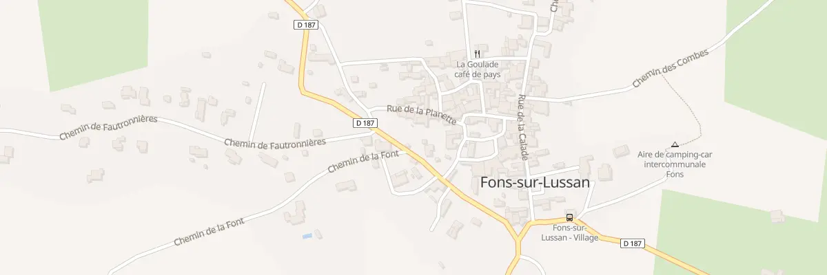 Plan du 5066 Rue du Temple à Fons-sur-Lussan