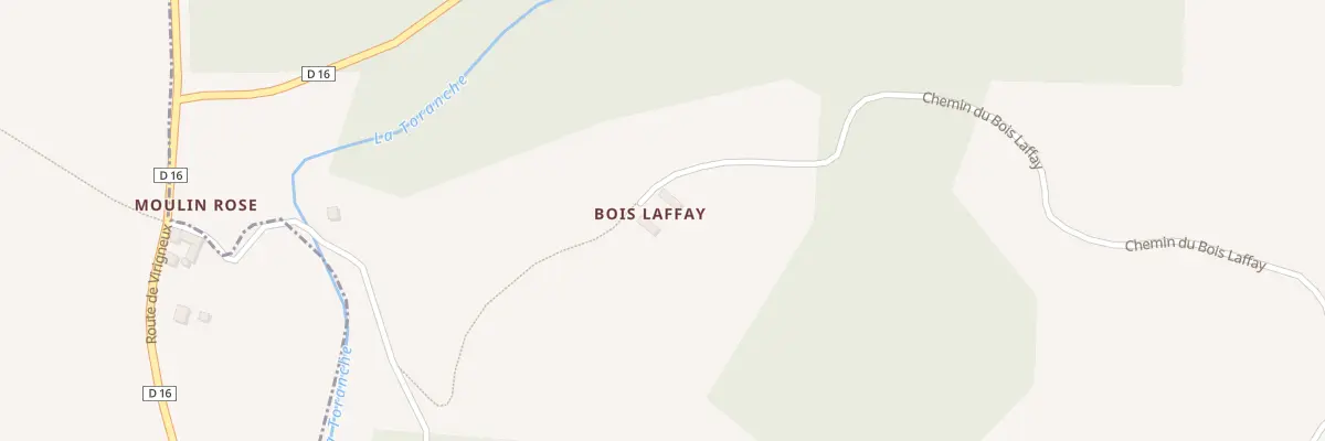 Plan du 715 Che du Bois Laffay à Virigneux